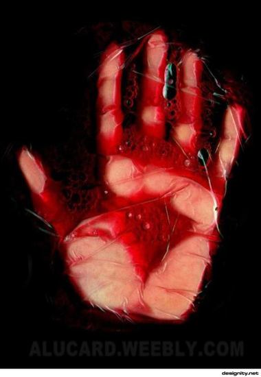 blood sangue hands