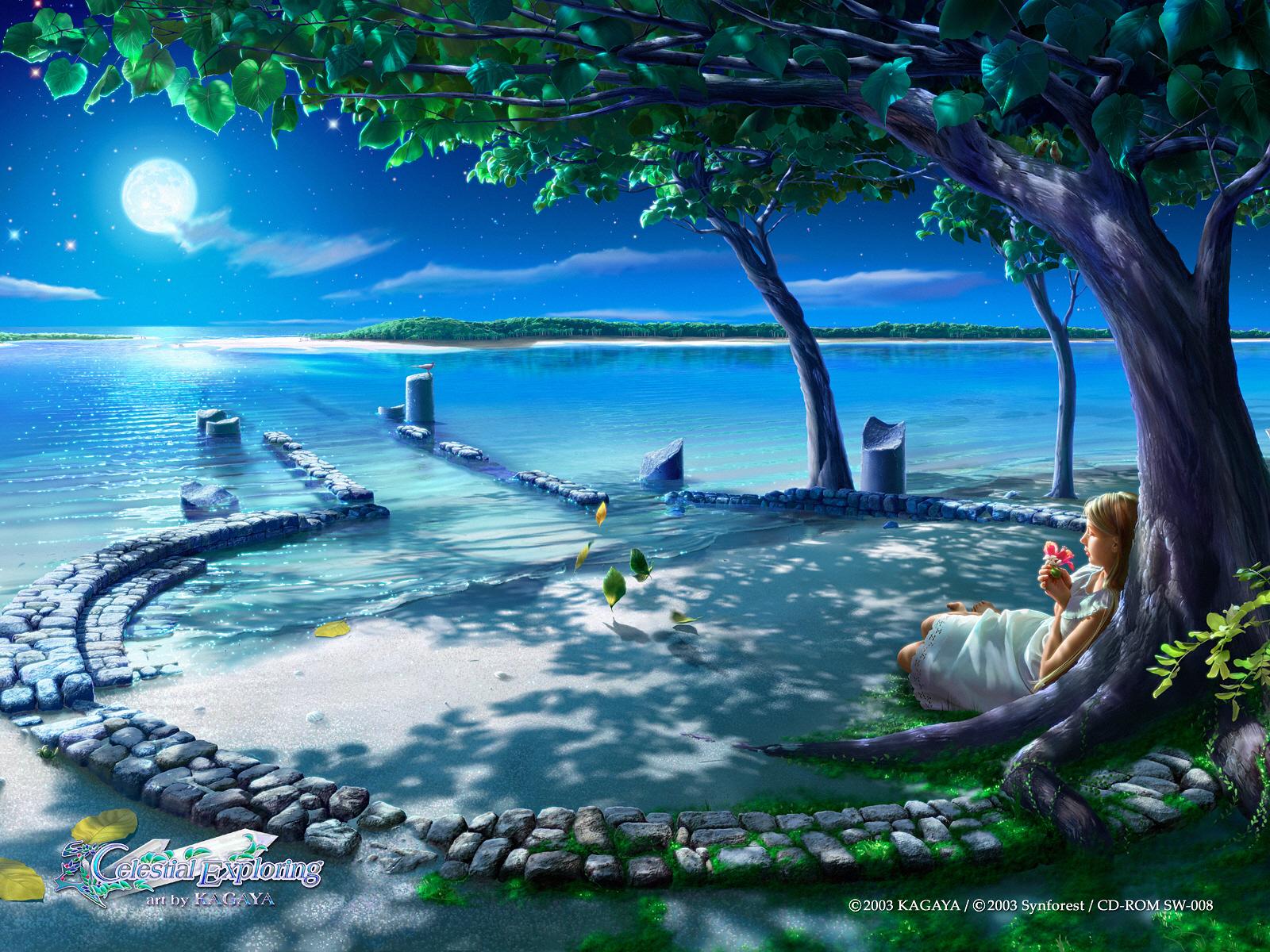 Papeis de parede 1600x1200 Aquarian Age Anjo Anime Fantasia